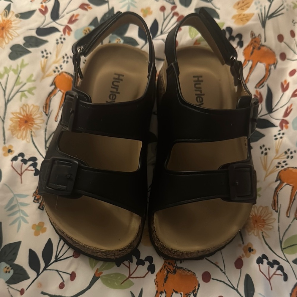 Hurley Black Sandals Comfortable Flip Flops
